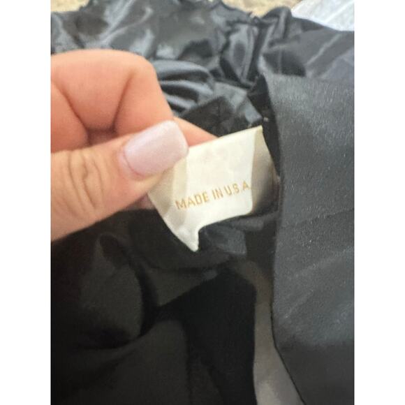 Alyce designs Vintage asymmetrical couture black and white dress - Picture 8 of 8